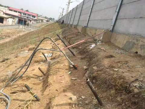 侨乡街道开发区基础下沉注浆加固